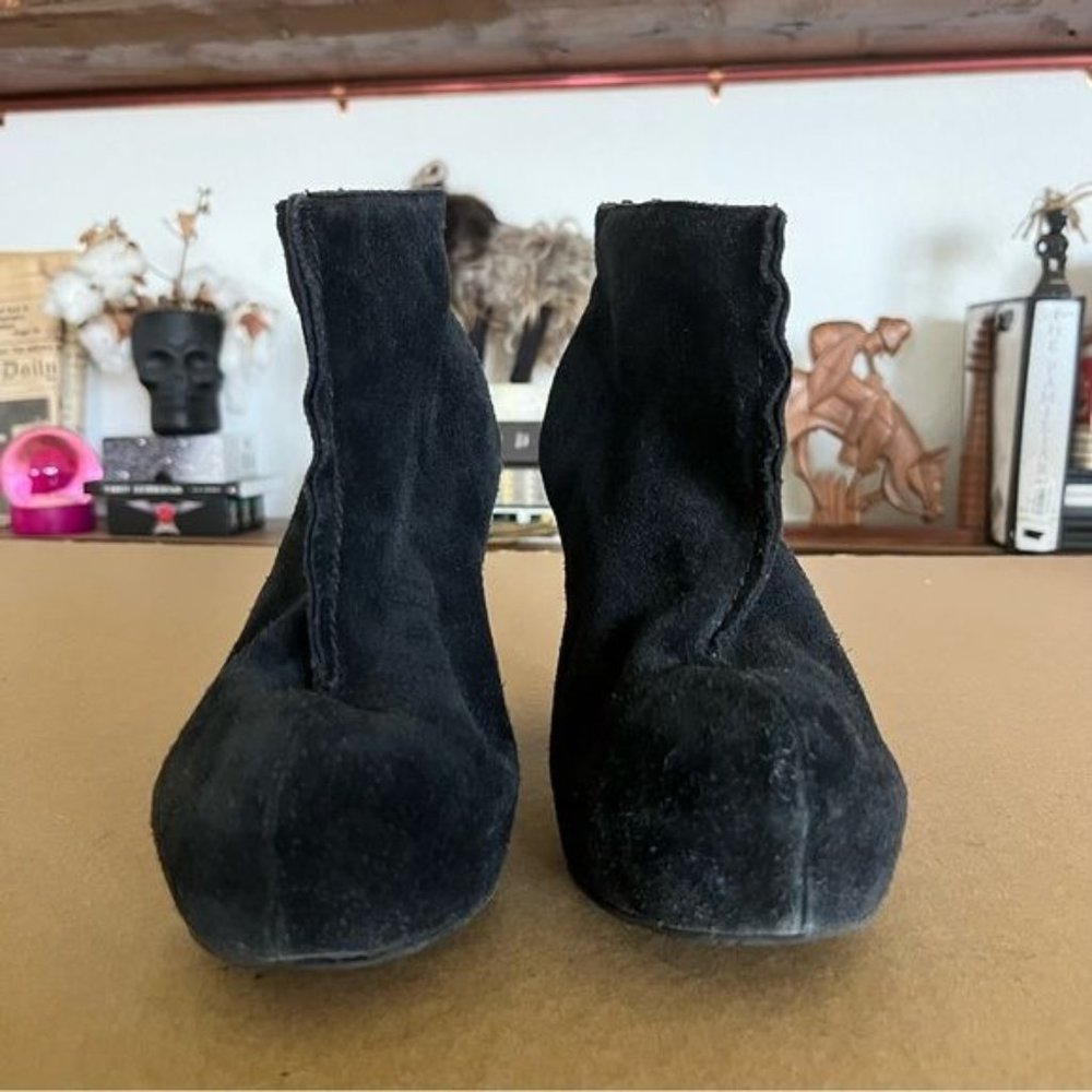 Anthro Bertie Suede Platform Booties - Picture 5 of 9